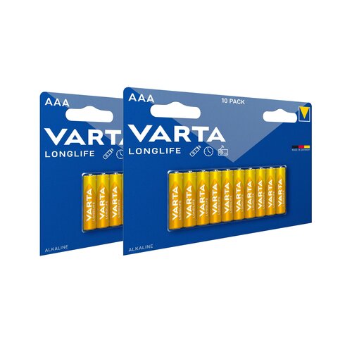 Baterie AAA LR3 VARTA Longlife (20 szt.)